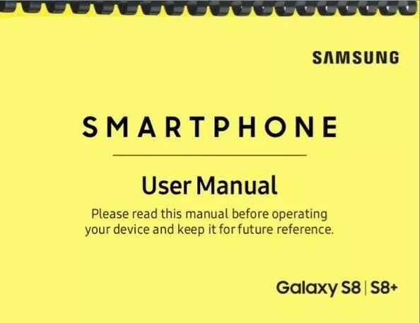Samsung Galaxy S8 S8+ AT&T OWNER'S USER MANUAL