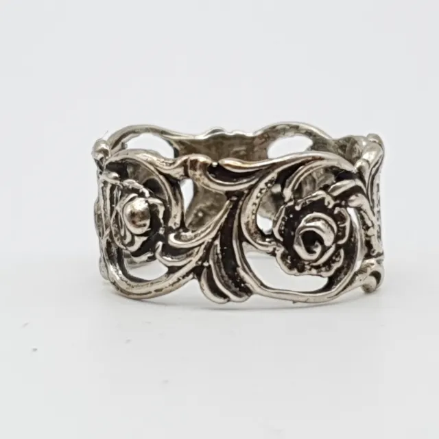 Rose 835 Silber Ring - (206)