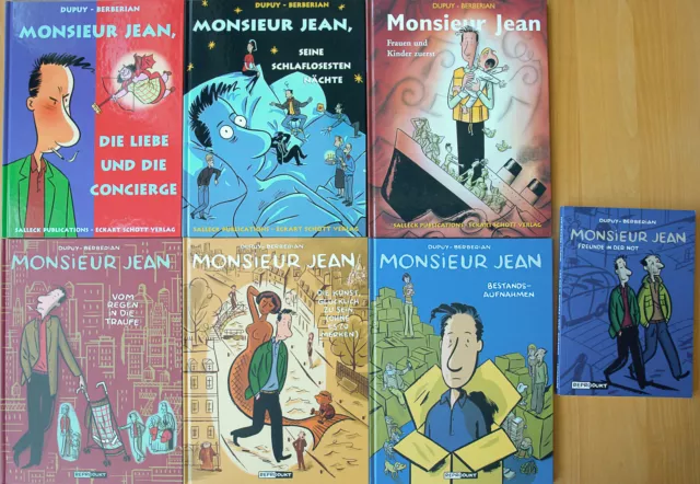 Monsieur Jean Band 1 - 6, Comic von Dupuy-Berberian, Salleck u. Reprodukt