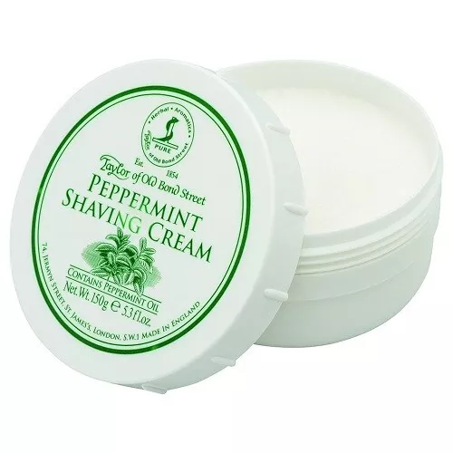 Taylor of Old Bond Street Savon De Barbe Peppermint Shaving Cream