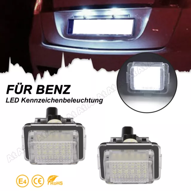 Led Kennzeichenbeleuchtung  für Mercedes E-Klasse S212 S204 W221 W212 C207 C216