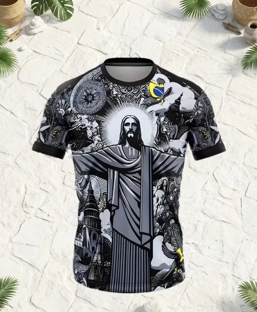 Maillot de foot Brésil 2025 2026 Concept Jésus A - Maxikits Foot Maillot de foot Brésil 2025 2026 Concept Jésus A - Maxikits Foot