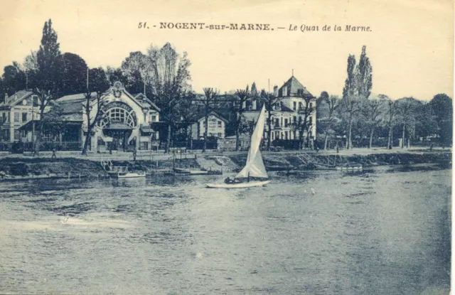 NOGENT SUR MARNE 51 le quai de la marne