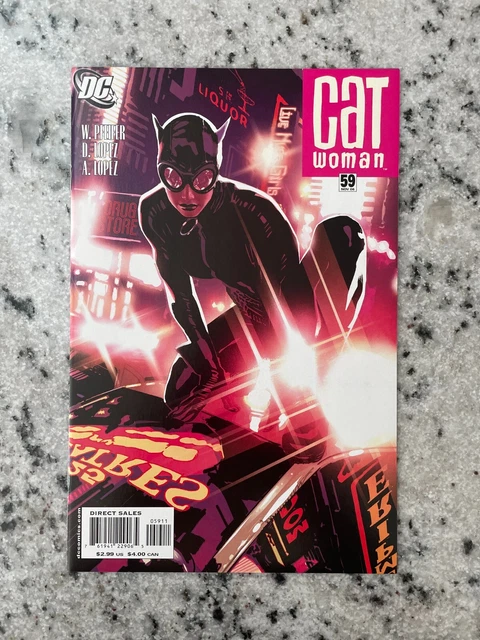 Catwoman # 59 NM DC Comic Book Adam Hughes Cover Batman Robin Nightwing CM30