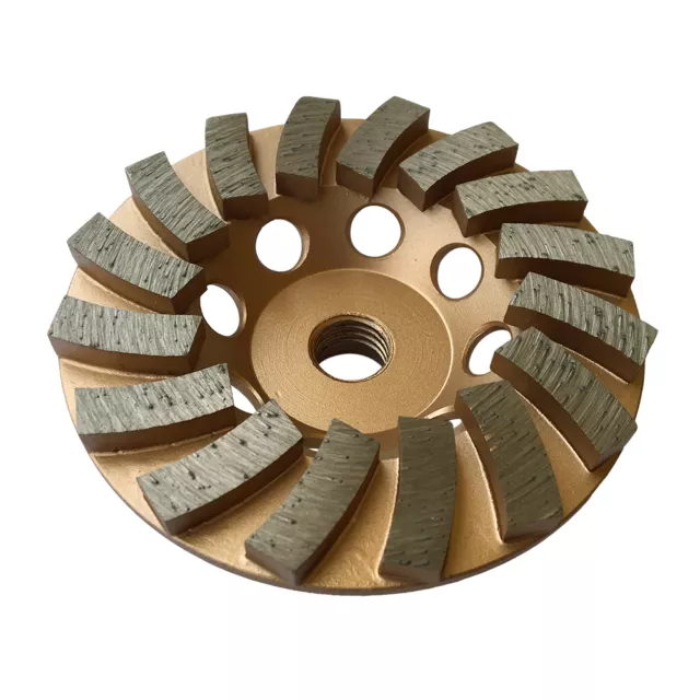 4" Concrete Grinding Cup Wheels 16 Diamond Abrasive Seg 5/8"-11 Arbor