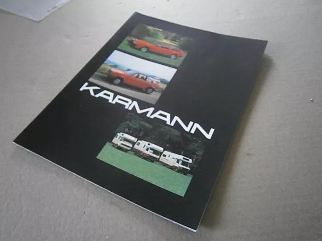 Catalogue auto  pub prospectus brochure: Karmann Golf Camping Car