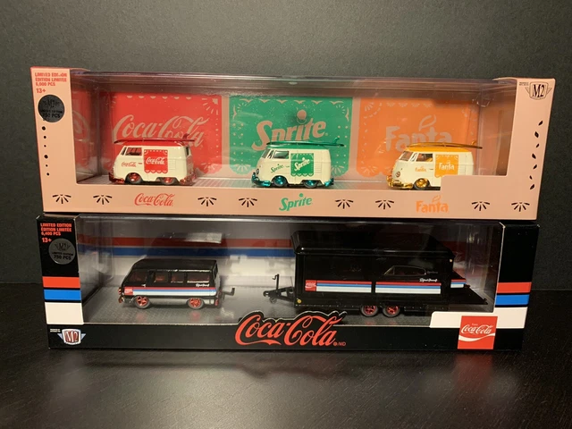M2 Machines Coca Cola, Sprite, and Fanta Chase Lot (TW06 and TW09)