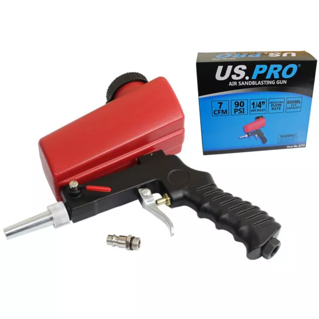 Pistolet de sablage aérien blaster de sable portable blaster 1/4 US Pro