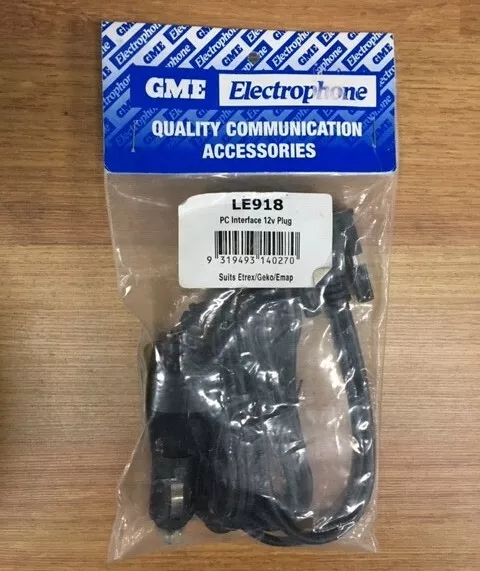 GME PC Interface 12v Plug to suit eTrex, Geko, Emap