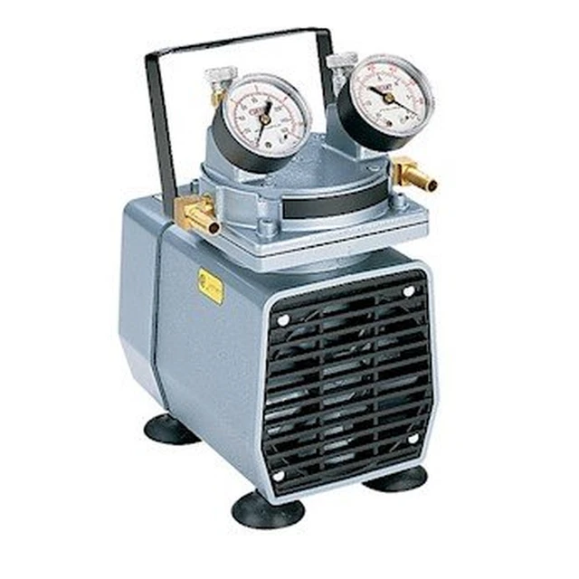 Gast DOA-P704-AA High-Capacity Vacuum Pump, Gauge/Reg, 1.1 Cfm/25.5"Hg-60Psi/115