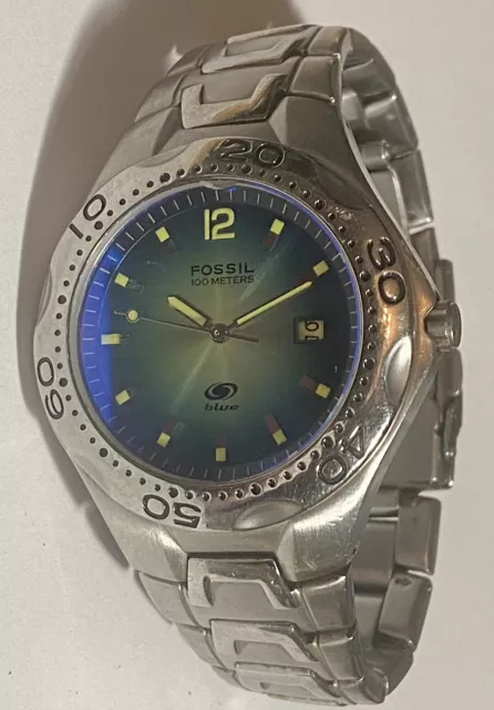 Fossil blue am 3520 clearance