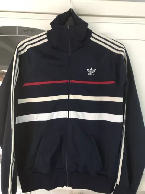 ADIDAS FIRST VENTEX 70s 80s Vintage Tracksuit Top L 66.00