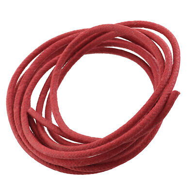 20 AWG vintage style solid cloth wire 6 ft - RED