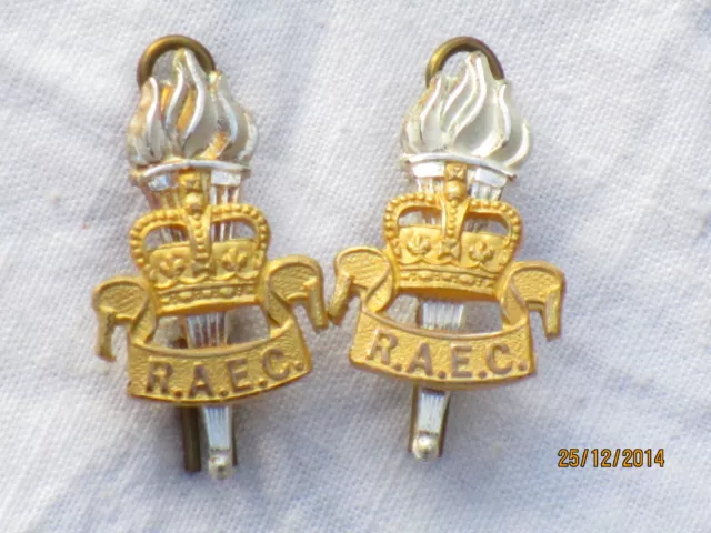 Royal Army Education Corps, Raec , Officer Collar Badges, Officers Collar Badges