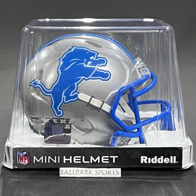 detroit lions mini football helmets Riddell Speed Helmet scale display helmet is perfect for all football fans and great for autographs Autographed Brian Branch Detroit Lions