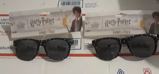 Lot Of 2 Harry Potter Wizarding World Sunglasses Black Frame Kids