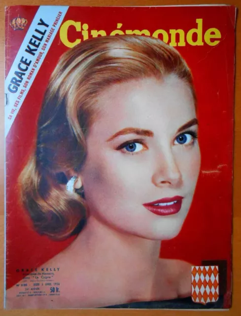 ►Cine Monde 1130/1956- Grace Kelly- Rainier Monaco- Luis Mariano- Fier Parker...