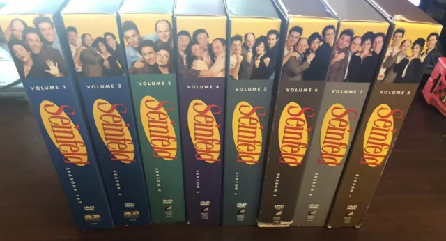 SEINFELD COMPLETE SERIES DVDS Lot Pre-owned Season 1-9 USED $27.90 ...