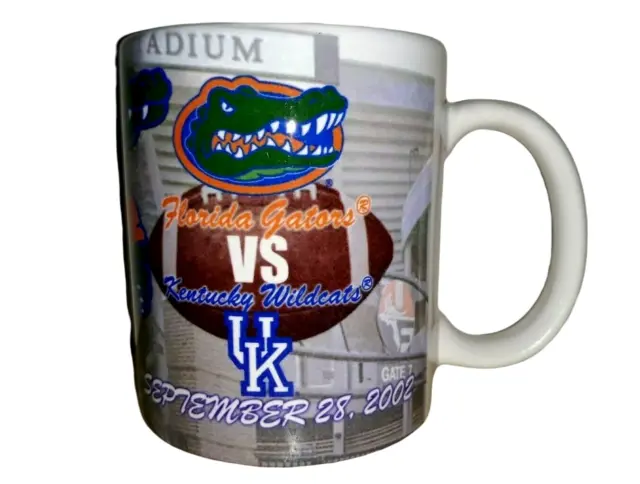 University Florida Gators VS Kentucky Wildcats Sept 28 2002 Coffee Mug Cup NCAA