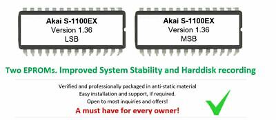 Akai Akai S-950 S950 Version 1.2a OS Firmware EPROM ROM upgrade kit 