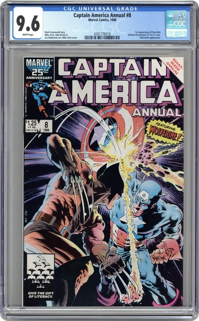 Captain America Annual #8D CGC 9.6 1986 4291776018