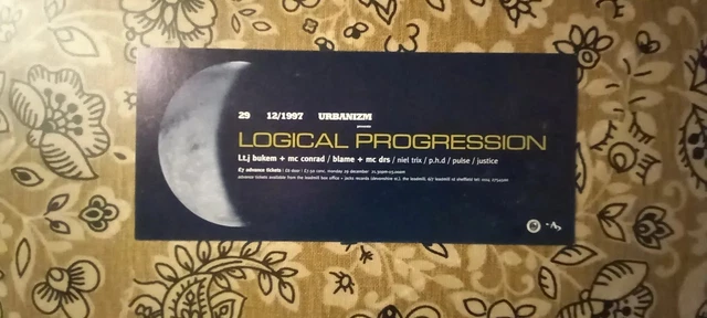 Logical Progression at Urbanizm Sheffield 1997 Rave Flyer