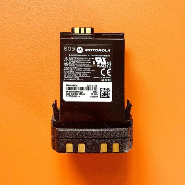 Genuine Motorola PMNN4547 Battery APX 7000 6000 8000 3100mAh IMPRES HAZLOC UL IS
