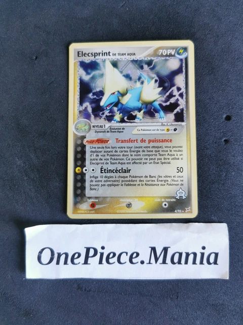 Carte pokemon elecsprint De Team Aqua Holo 4/95