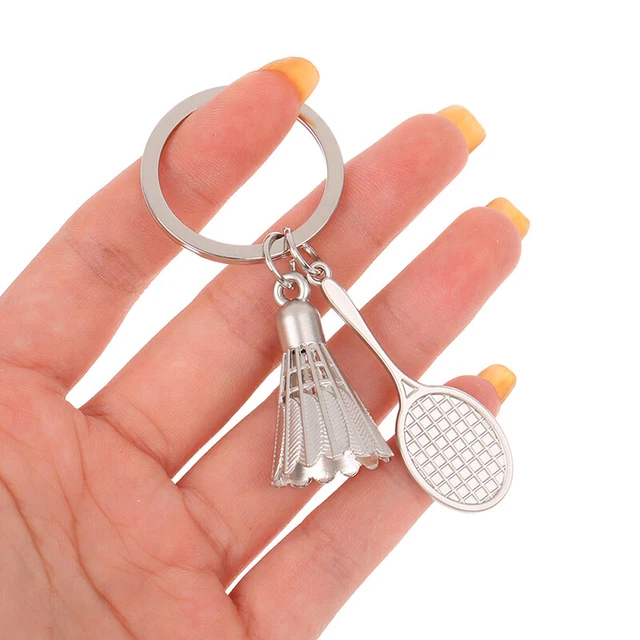Accessori regalo creativi stile moda nuovo badminton e racchetta portachiavi shu KY