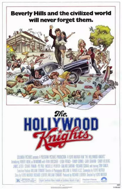 THE HOLLYWOOD KNIGHTS Movie POSTER 11 x 17 Robert Wuhl, Michelle Pfeiffer, B