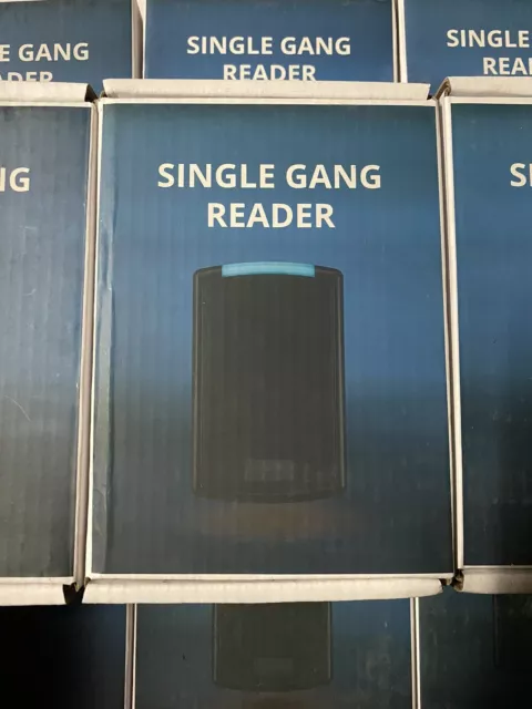 Single Gang Reader Symmetry Blue 939F-CBA3 Combination Wallswitch F2F