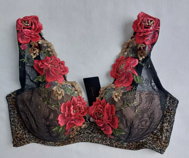 INTIMISSIMI Floral embroidered bra, 34B (EU 75B), underwired, BNWT 