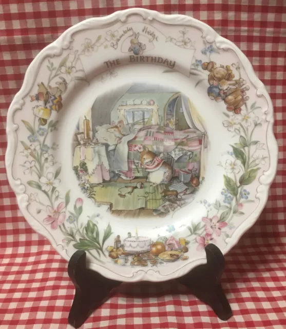 Royal Doulton Brambly Hedge The Birthday Plate