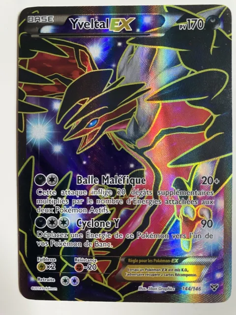 Carte Pokémon - Yveltal EX Full Art - 144/146 - 2014 - FR