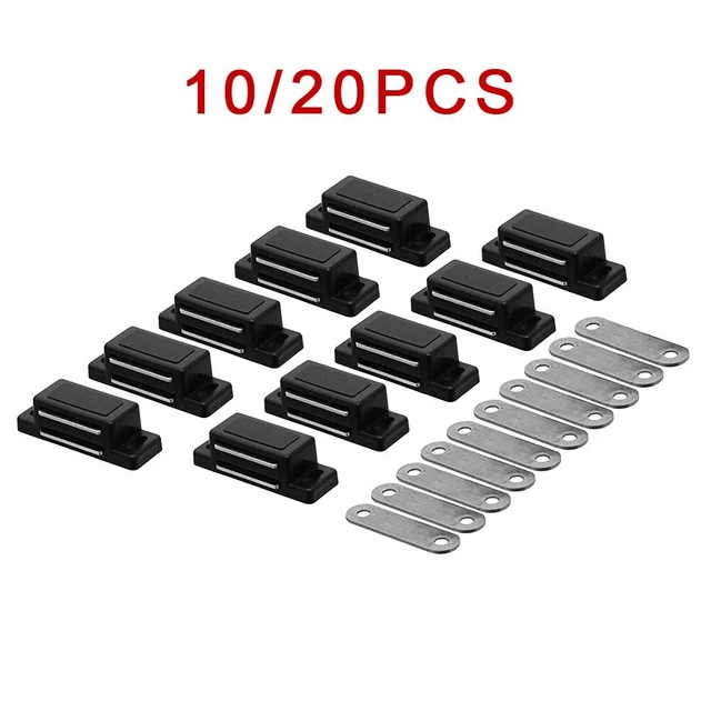 Ensemble de supports de porte magnétiques fiables pour armoires et armoires 10/