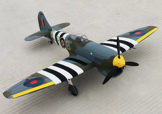 Dynam Hawker Tempest EPO 1250mm PNP V2 Warbird WWII Brushless LiPo RC Flugzeug