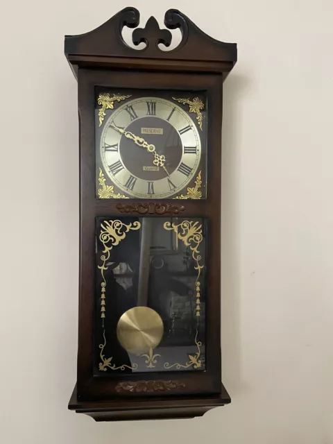 Vintage  President Quartz  Wall Clock with Westminster chimes .