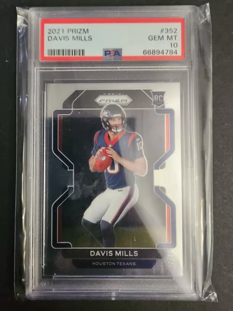 David Mills 2021 Prizm Rookie #352 Psa 10 Gem Mint Houston Texans Nfl Football