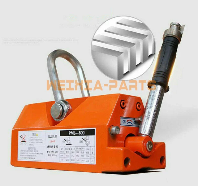 1 x magnete permanente sollevatore magnetico gru resistente magnete sollevamento sollevamento