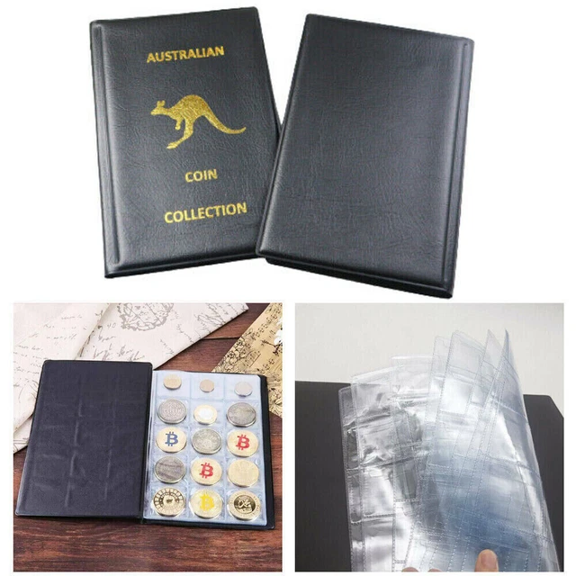 240x Coin Holder Collection Storage Collecting Money Penny Pockets Album Books