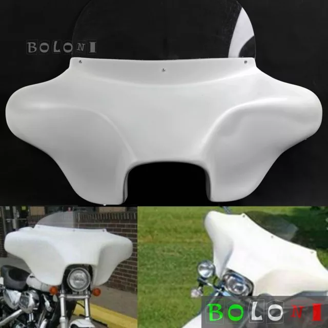 For Harley Road King 1994-22 Batwing Fairing 6" x 9" Speaker Cut Out Windscreen