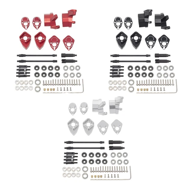 BRASS REAR AXLE Set, Chassis Transmission Upgrade For Axial SCX24