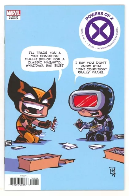 Marvel Comics X-Men POWERS OF X #6 SKOTTIE YOUNG Variant Cover