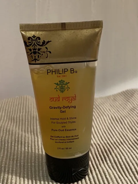 Philip B Oud Royal Gravity-Defying Hair Gel 2 Oz New