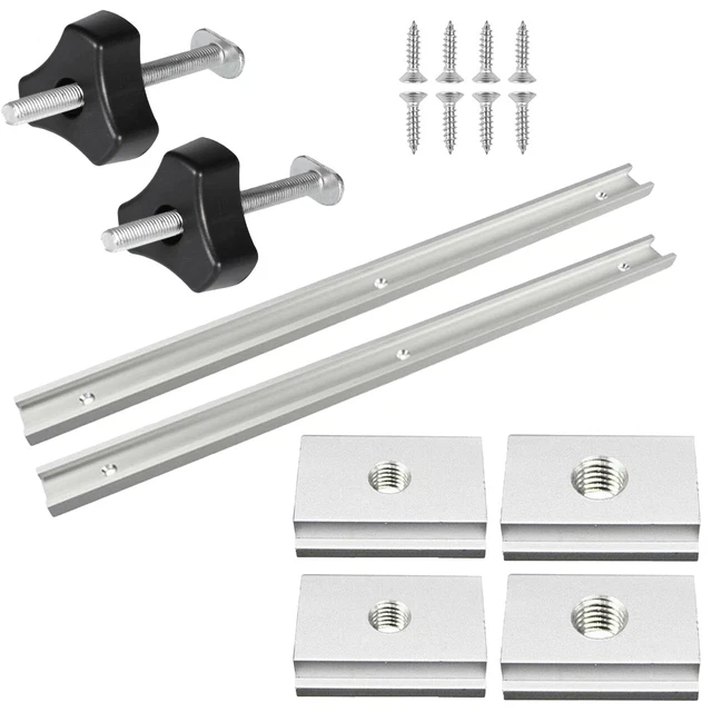 Aluminium Alloy T Track Set with Precision Design Smooth and Durable Solution!