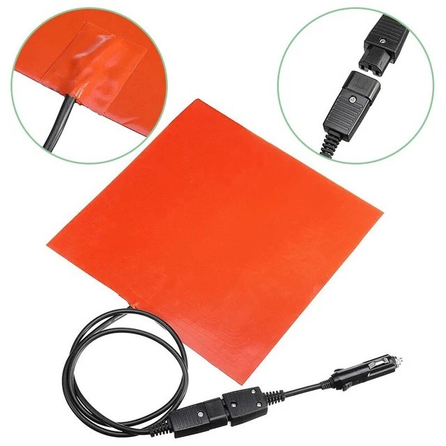 12V 150W-Silicone Chauffage Coussinet Flexible for Tapis Chaud Livraison Sac GB