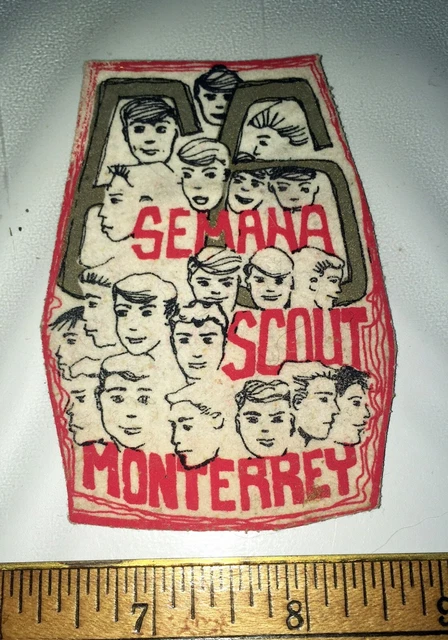 Semana Scout Monterrey 66 Patch? with safety pin on back Used