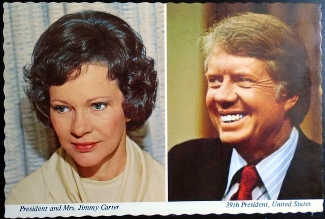 PRESIDENT JIMMY CARTER and First Lady Rosalynn Carter, Jan. 20, 1977 $3 ...