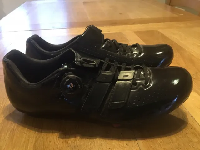 Giro Factor Techlace Carbon Road Cycling Shoes Size 9UK  EU43.5 Easton EC90