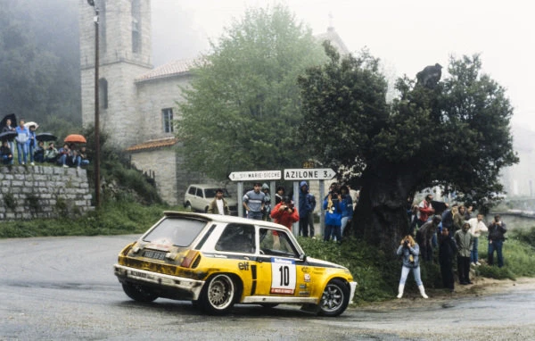 Photo Dédicacée Jean Ragnotti, Rallye WRC Renault Monte Carlo R5 Turbo (années 80)